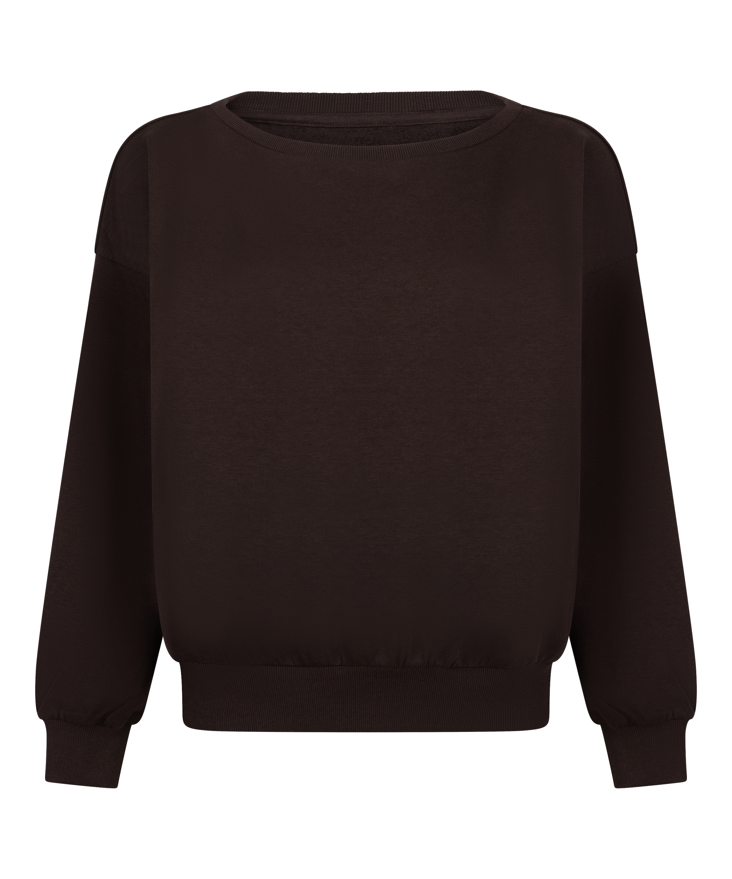 Hunkemöller Sweatshirt 'Audrey' in Brown: front