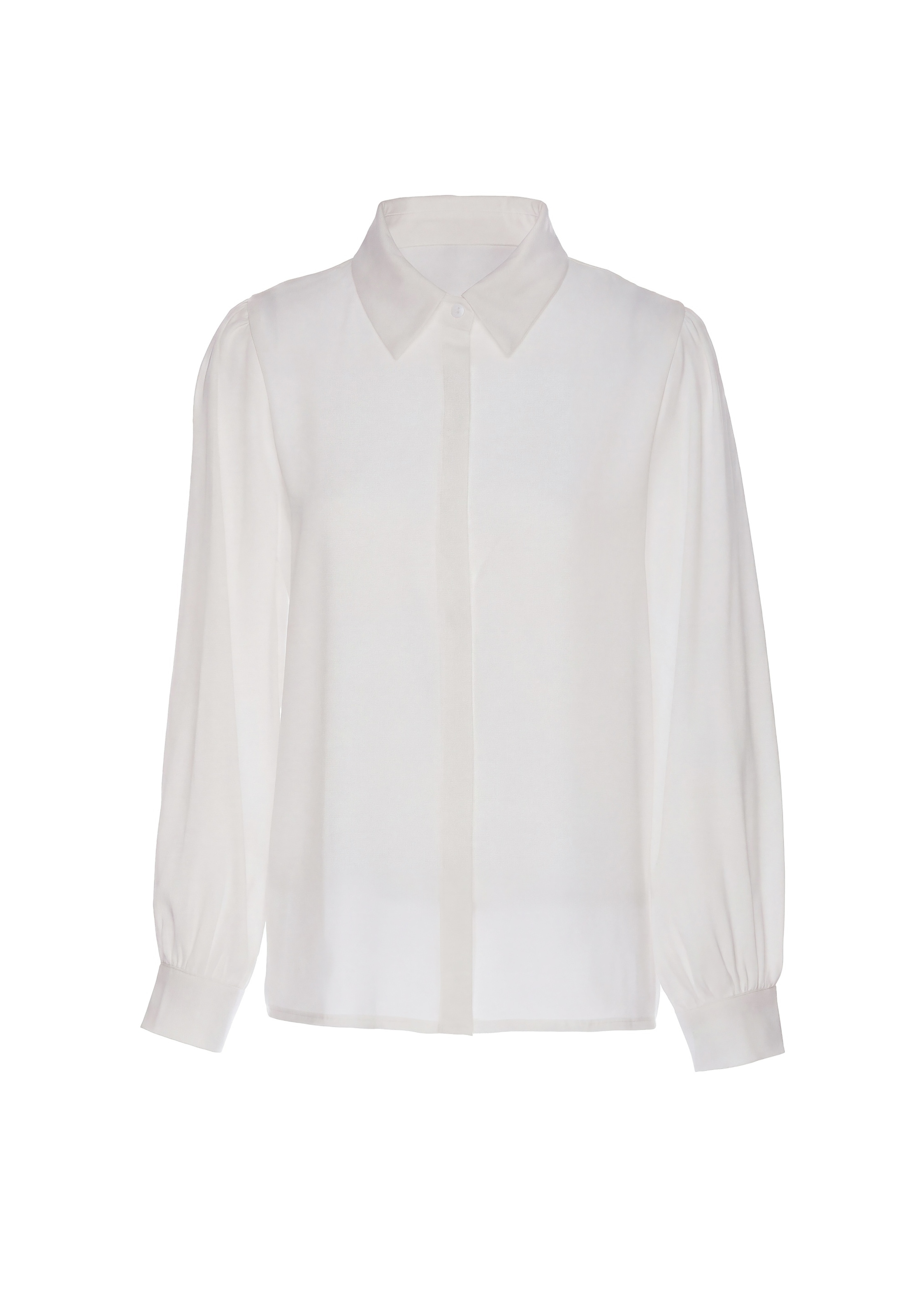 Chemisier usha BLACK LABEL en blanc : devant