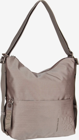 Borsa a spalla 'MD20' di MANDARINA DUCK in beige: frontale