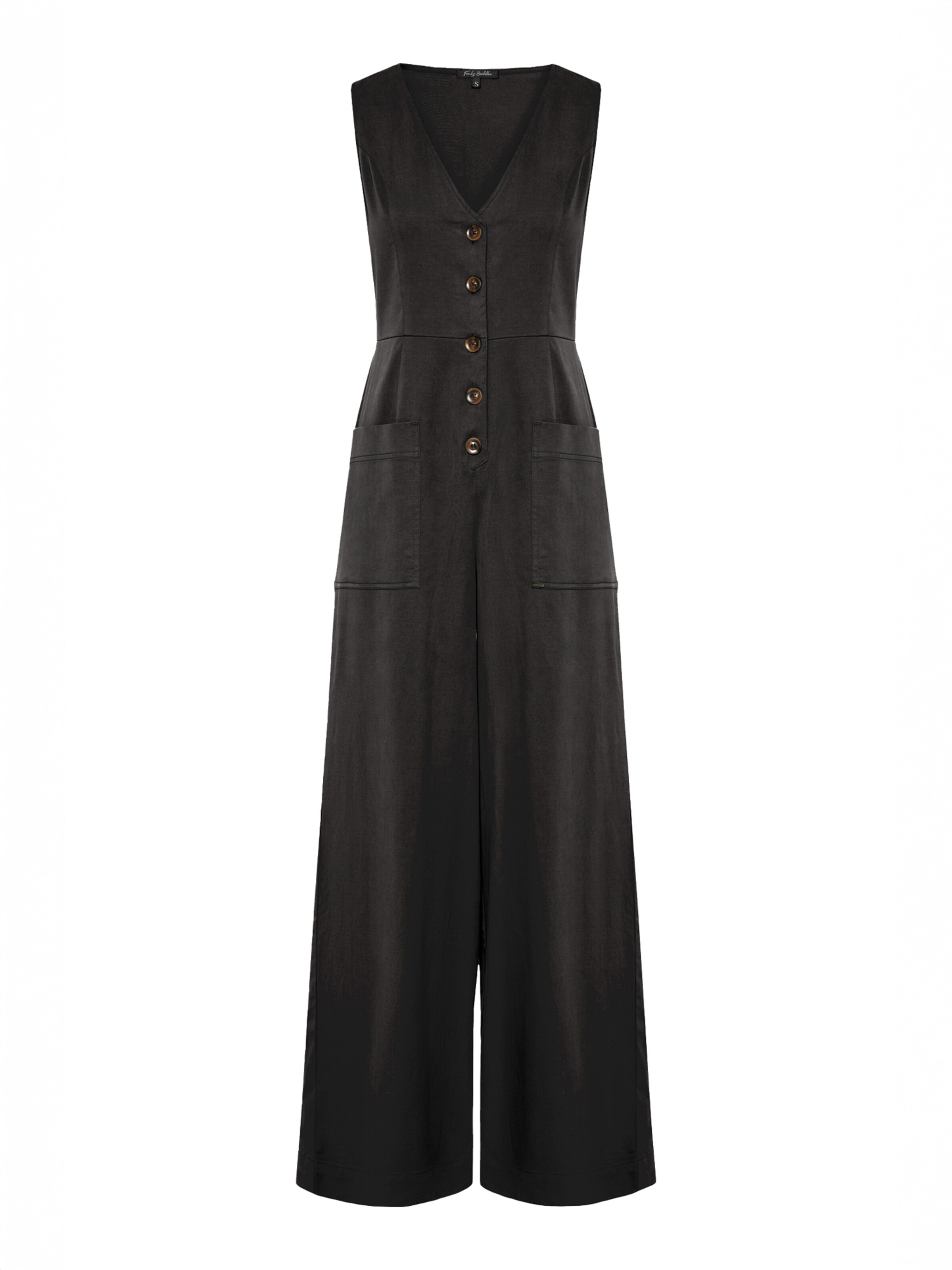 Funky Buddha - Jumpsuit en negro: frente