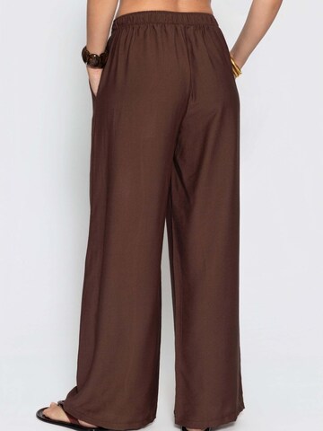 SASSYCLASSY Wide leg Trousers in Brown