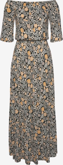 LASCANA Vestido de verão em açafrão / taupe / acinzentado / preto, Vista do artigo