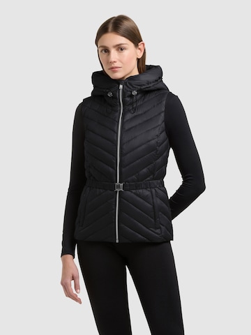 Gilet 'Demie ' di khujo in nero: frontale