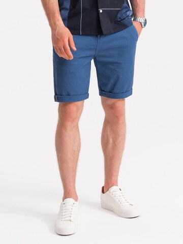 Ombre Regular Chino Pants 'W243' in Blue: front