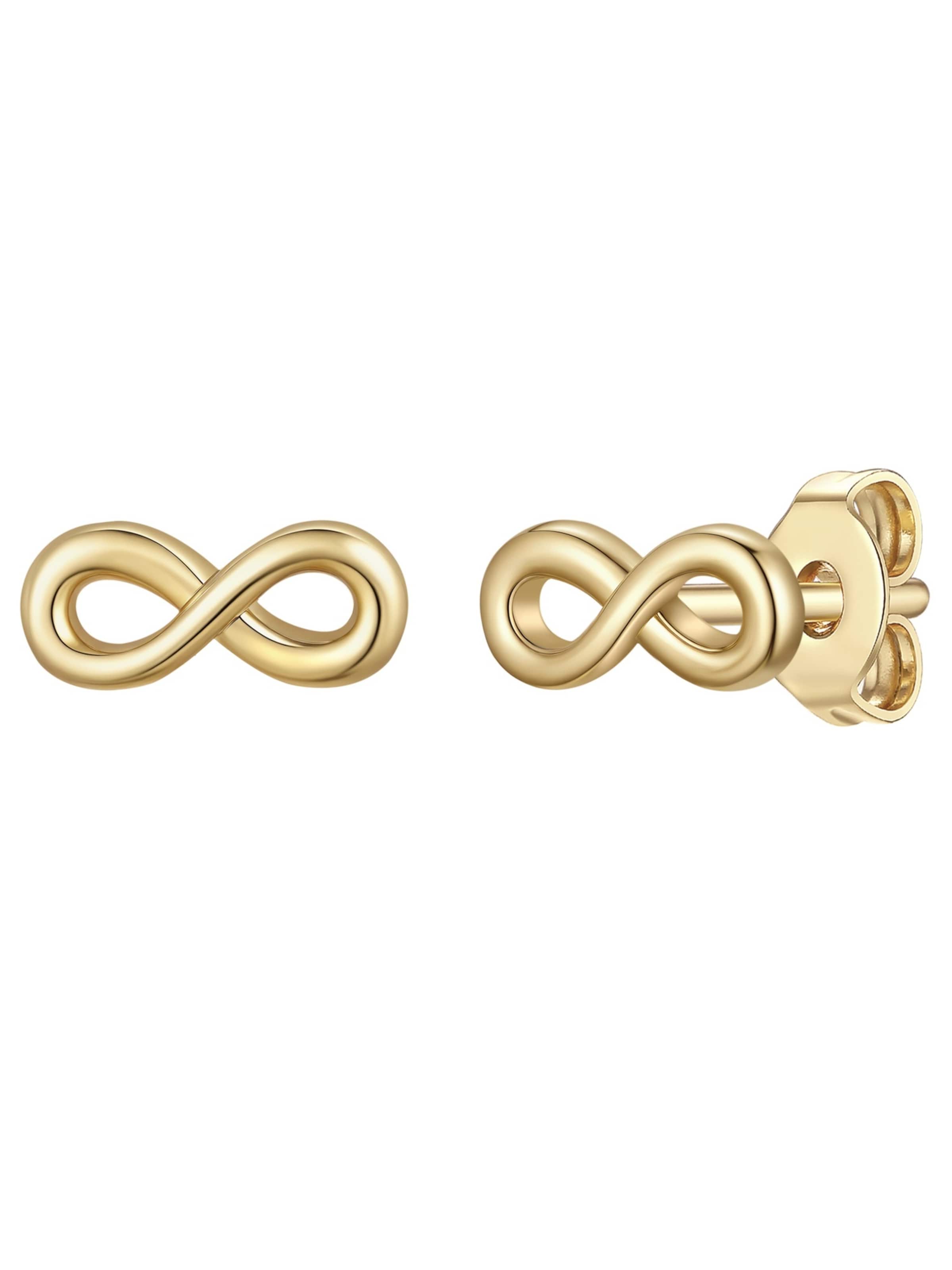 Lulu & Jane - Pendientes en oro: frente