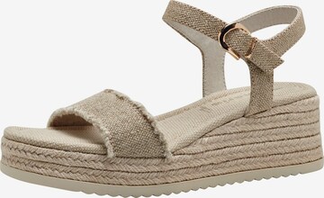 TAMARIS Sandals in Beige: front