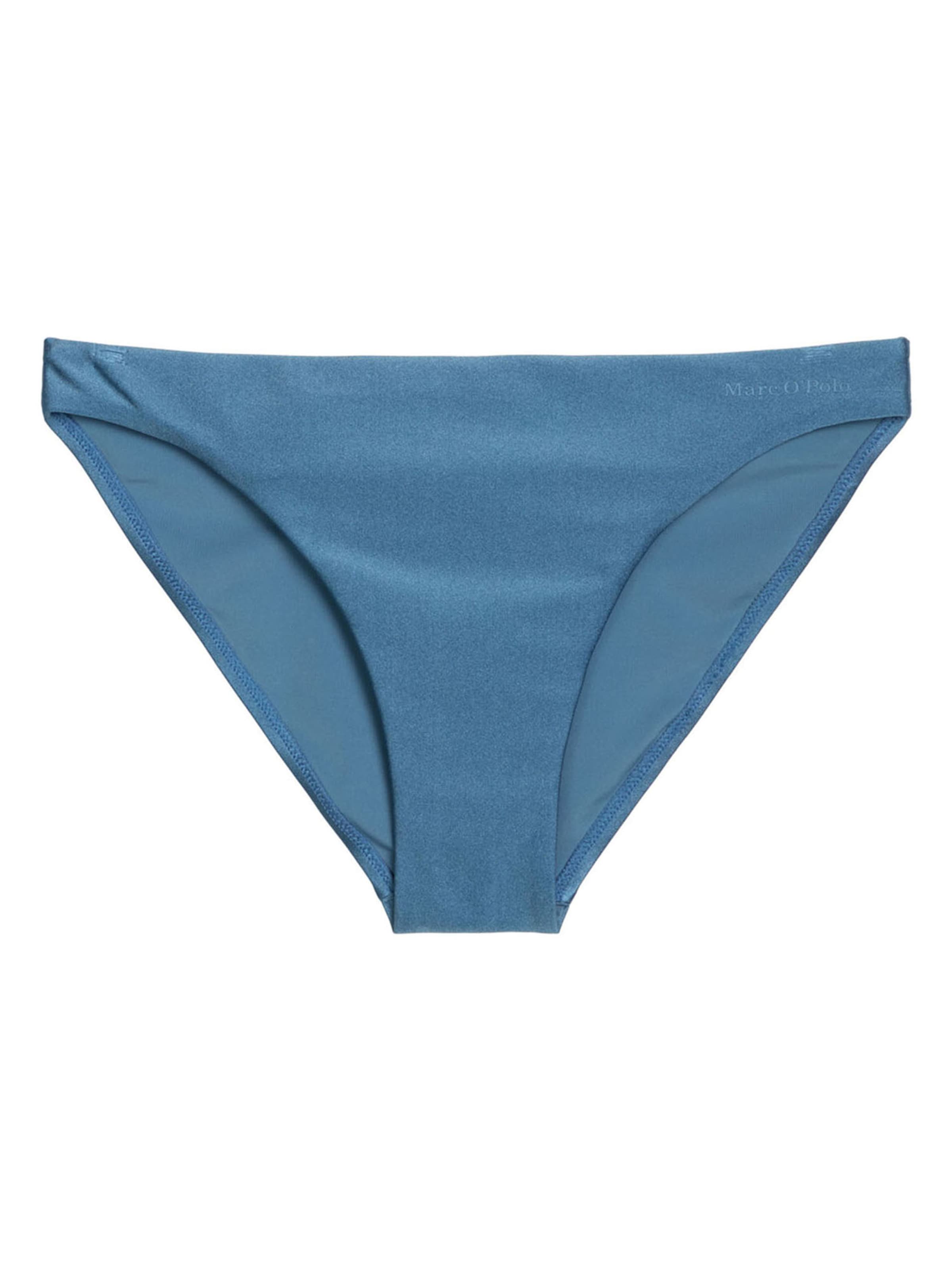 Marc O'Polo Bikinibroek ' Shiny ' in Blauw: voorkant