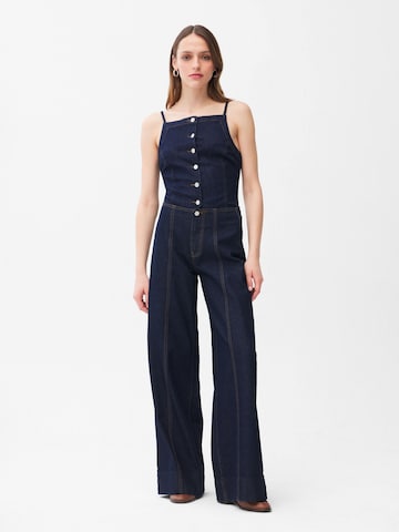 adl Wide leg Jeans in Blue: front