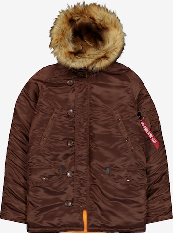 ALPHA INDUSTRIES Jacke 'N-3B VF 59' in Braun: Vorderseite