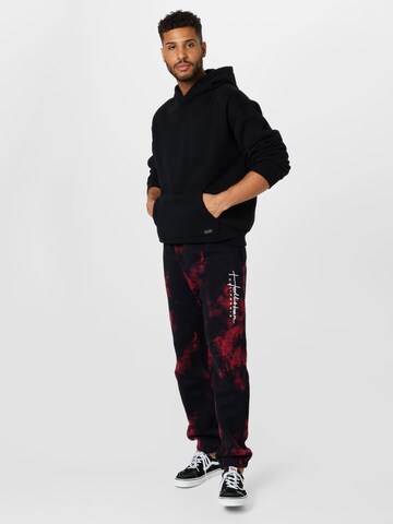 HOLLISTER Tapered Trousers in Black