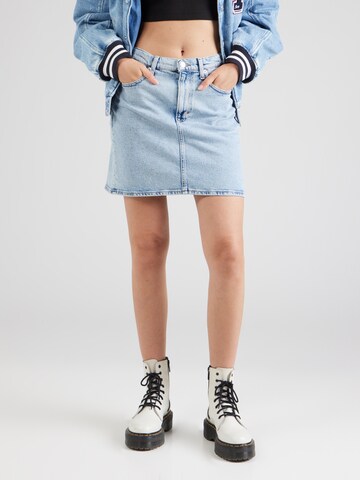 Tommy Jeans Rok in Blauw: voorkant