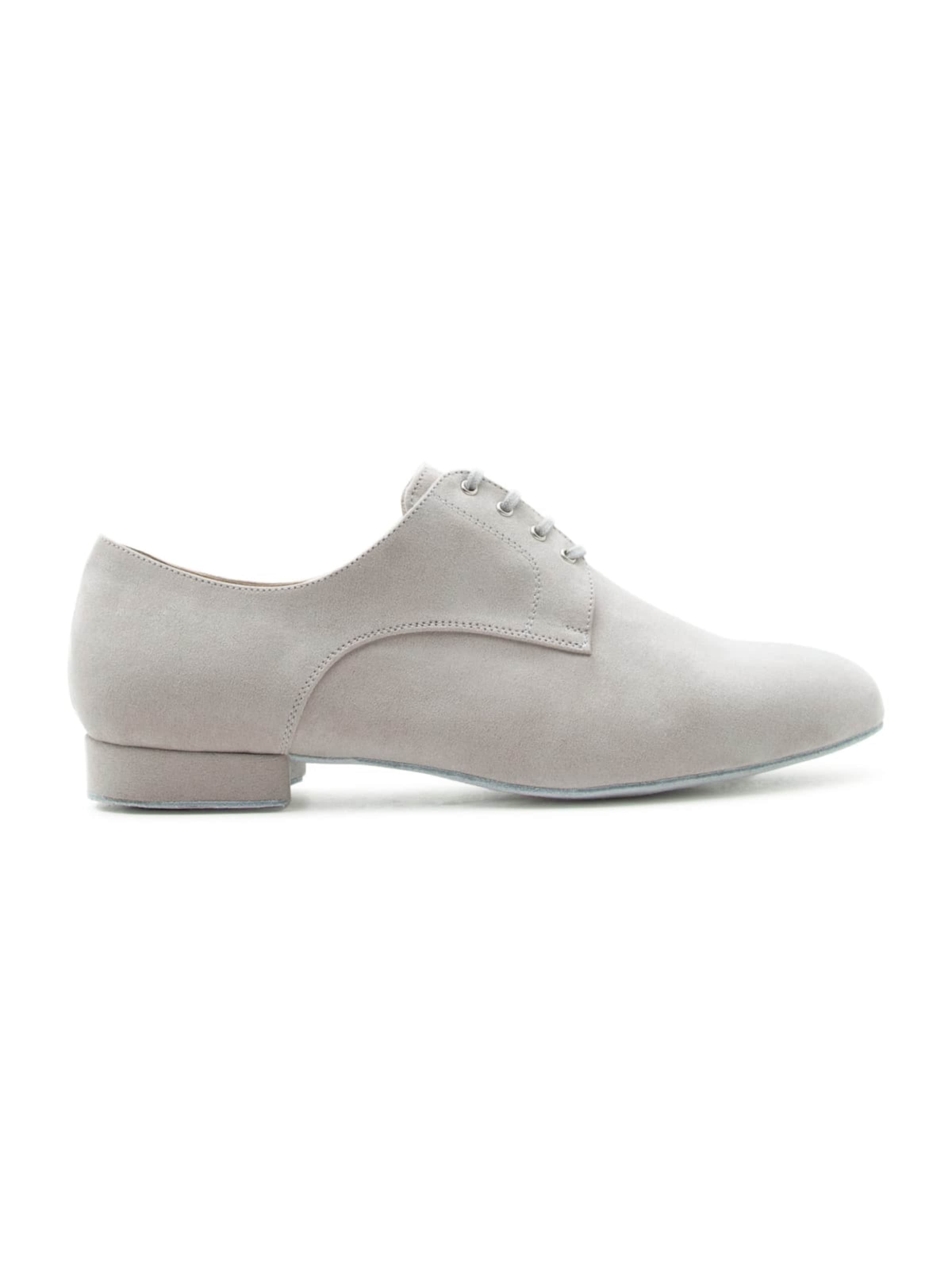 Dancing Queens Lace-Up Shoes 'Dancing Queens Noble – Wildleder Tanzschuhe Herren für Standardtanz' in Grey: front