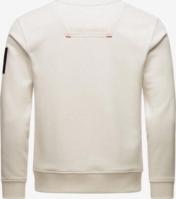 STONE HARBOUR Sweatshirt 'Boo Brock' in Weiß