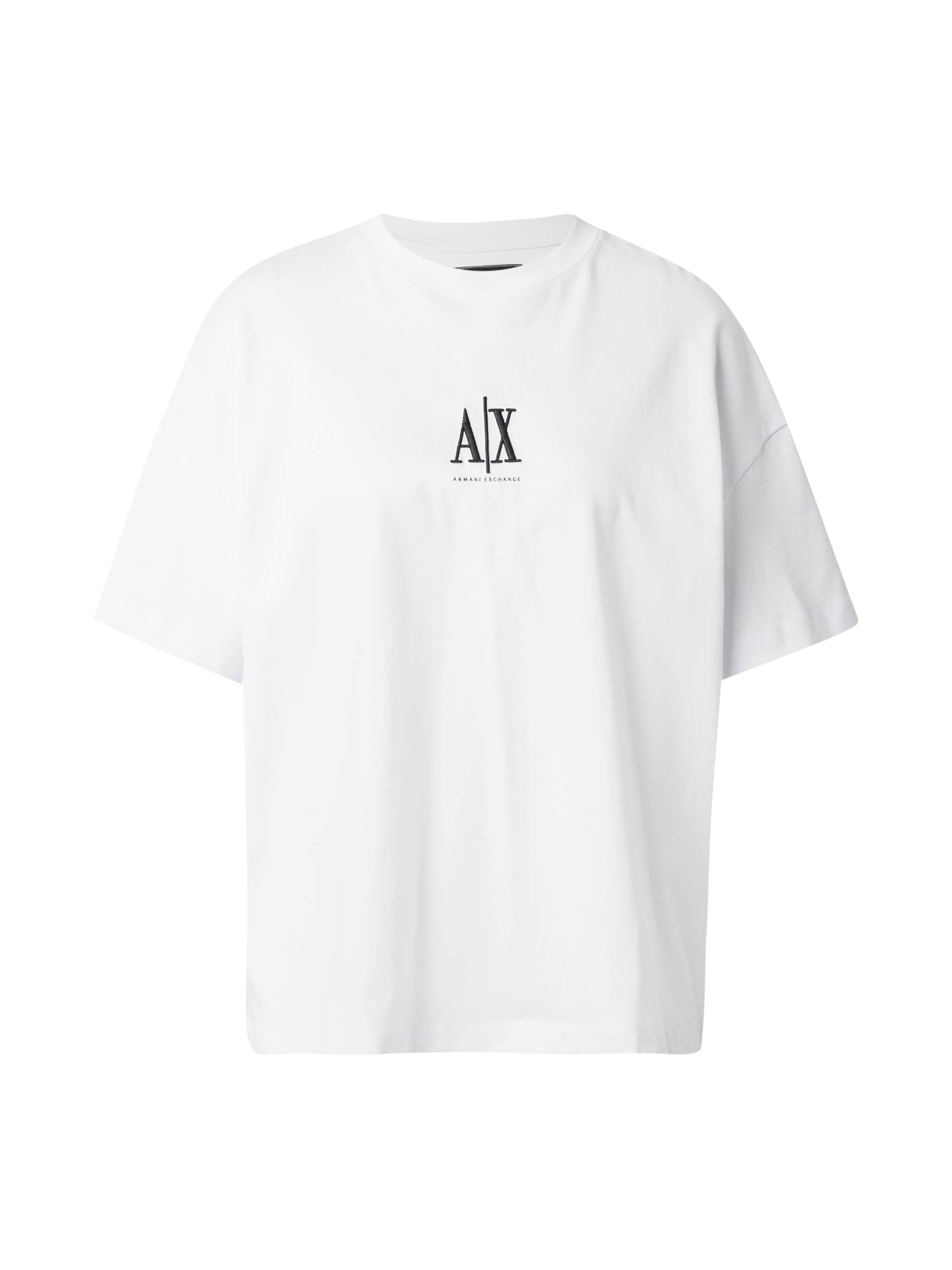 Tricou de la ARMANI EXCHANGE pe alb: față