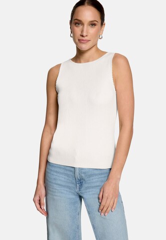 Pull-over zero en blanc : devant