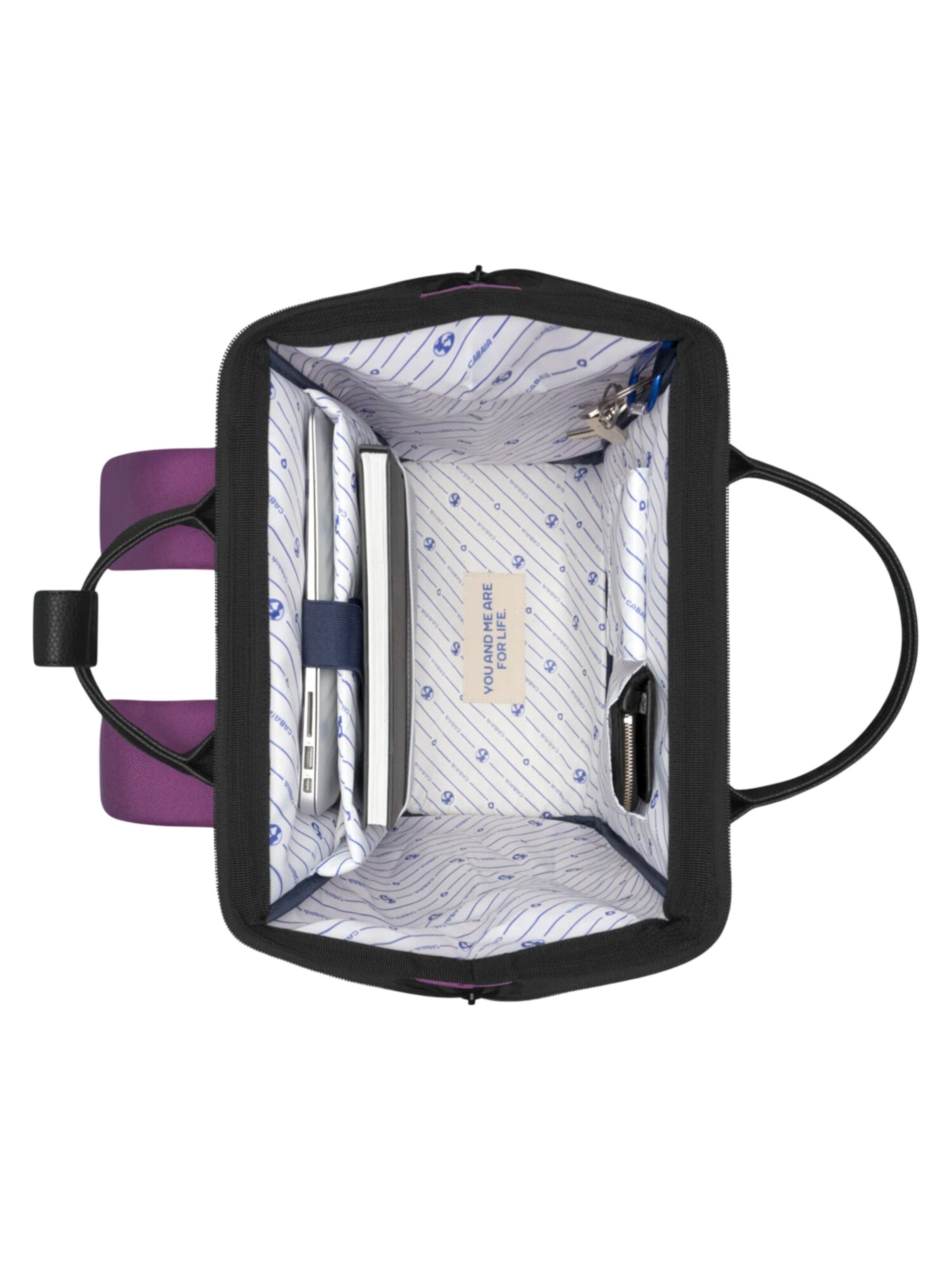 Cabaia Backpack 'Singapur L' in Purple