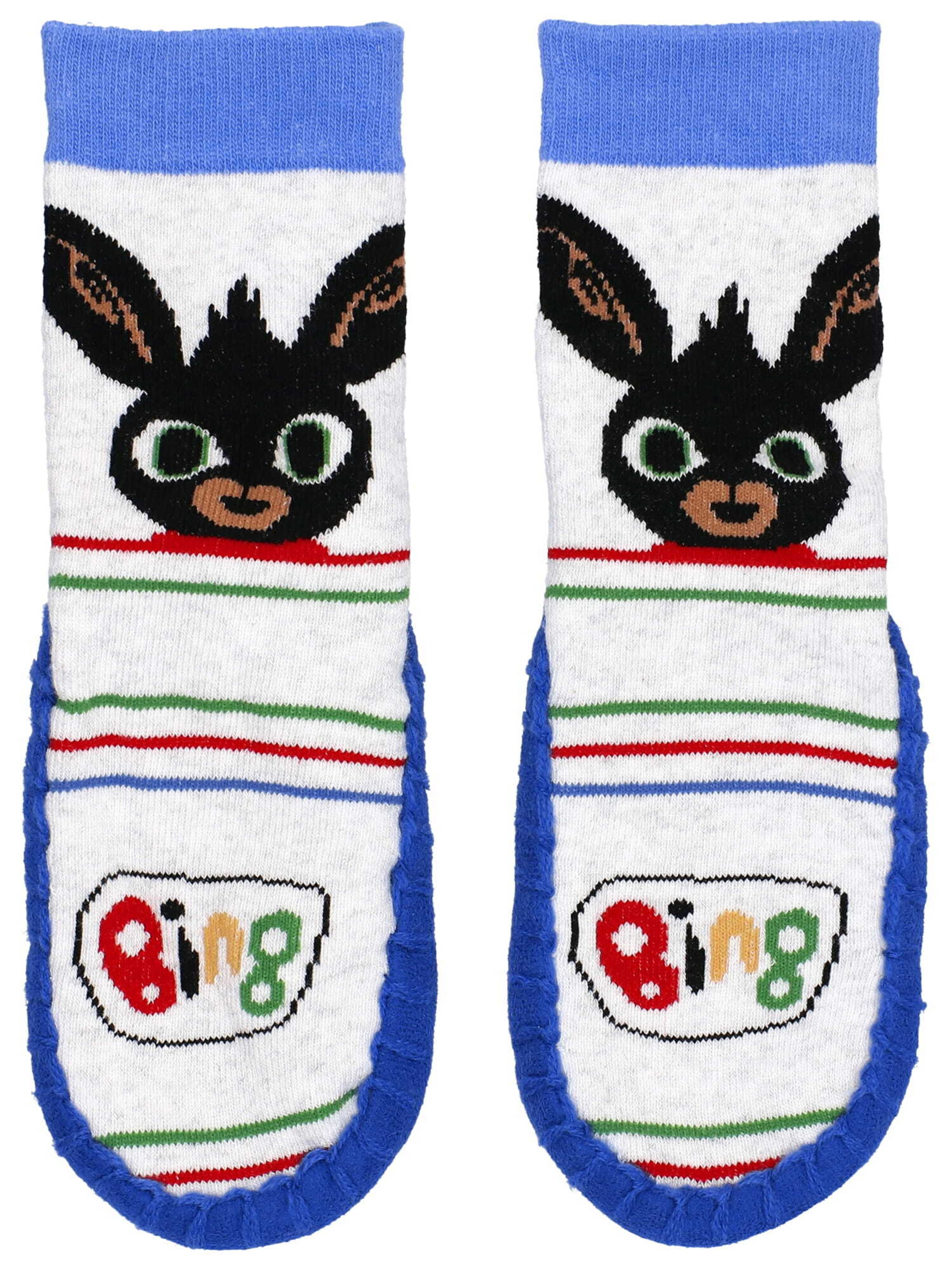 Chaussettes Bing en bleu : devant