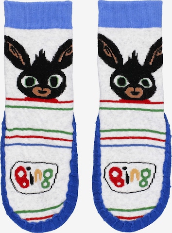 Bing Socks in Blue: front