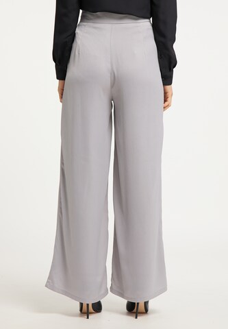 usha BLACK LABEL Wide leg Pants in Grey