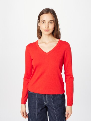 Pull-over ESPRIT en rouge : devant