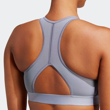 Bustier Soutien-gorge de sport 'Powerreact Medium-Support' ADIDAS PERFORMANCE en violet