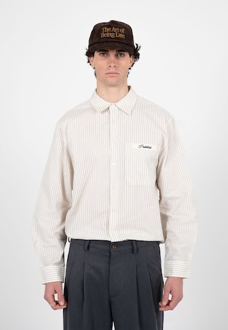 Prohibited Regular Fit Hemd 'Drift' in Weiß: Vorderseite