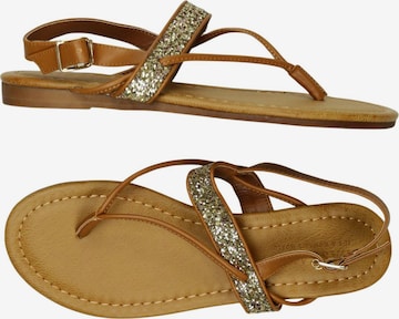 LASCANA Sandalen 39 in Braun: Vorderseite