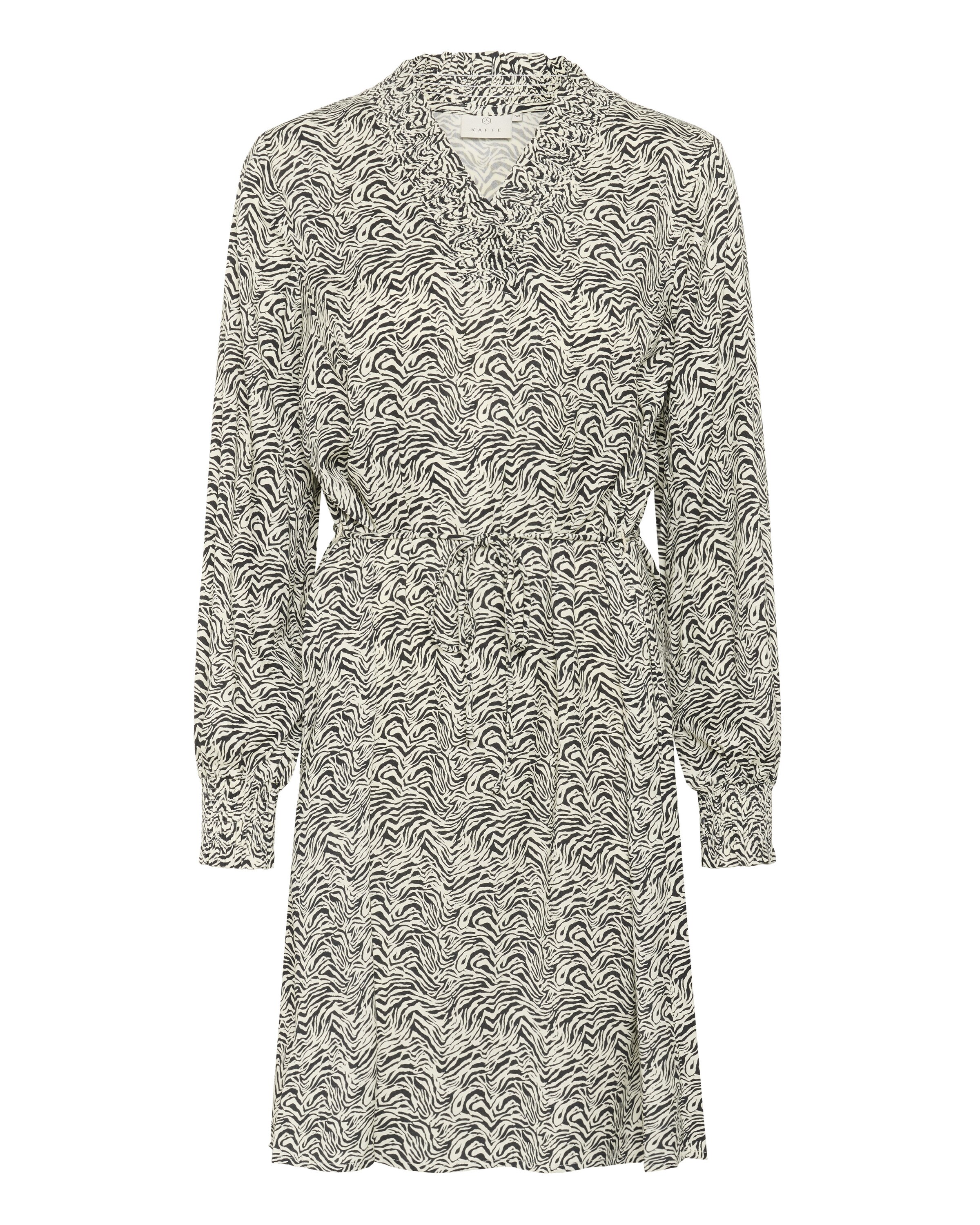 Kaffe Robe-chemise 'Miriam' en crème / noir, Vue avec produit