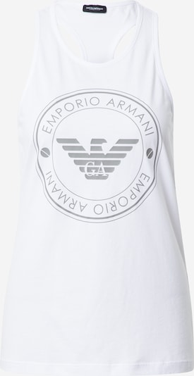 Emporio Armani Chemise de nuit en gris / blanc, Vue avec produit