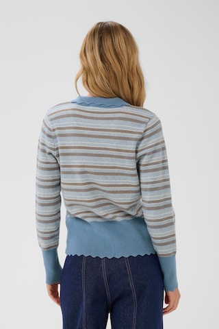 SAINT TROPEZ Gebreid vest 'SZPippa' in Blauw