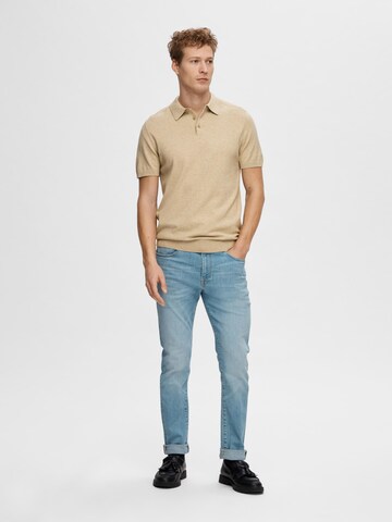 SELECTED HOMME Tröja 'BERG' i beige