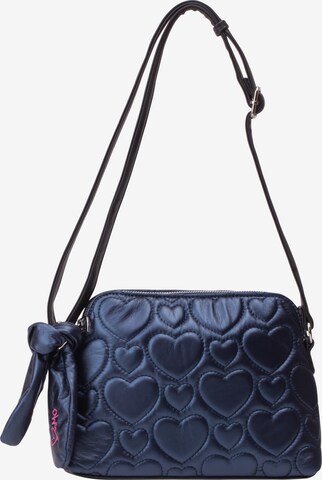 MYMO Crossbody Bag in Blue: front