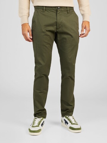 s.Oliver Slimfit Chino in Groen: voorkant