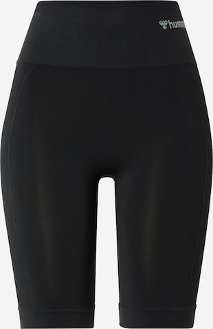 Hummel Skinny Athletic Pants 'Tif' in Black: front