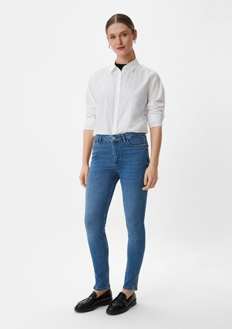 Skinny Jean comma casual identity en bleu