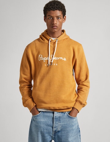 Pepe Jeans Sweatshirt 'NOUVEL' i gul: forside