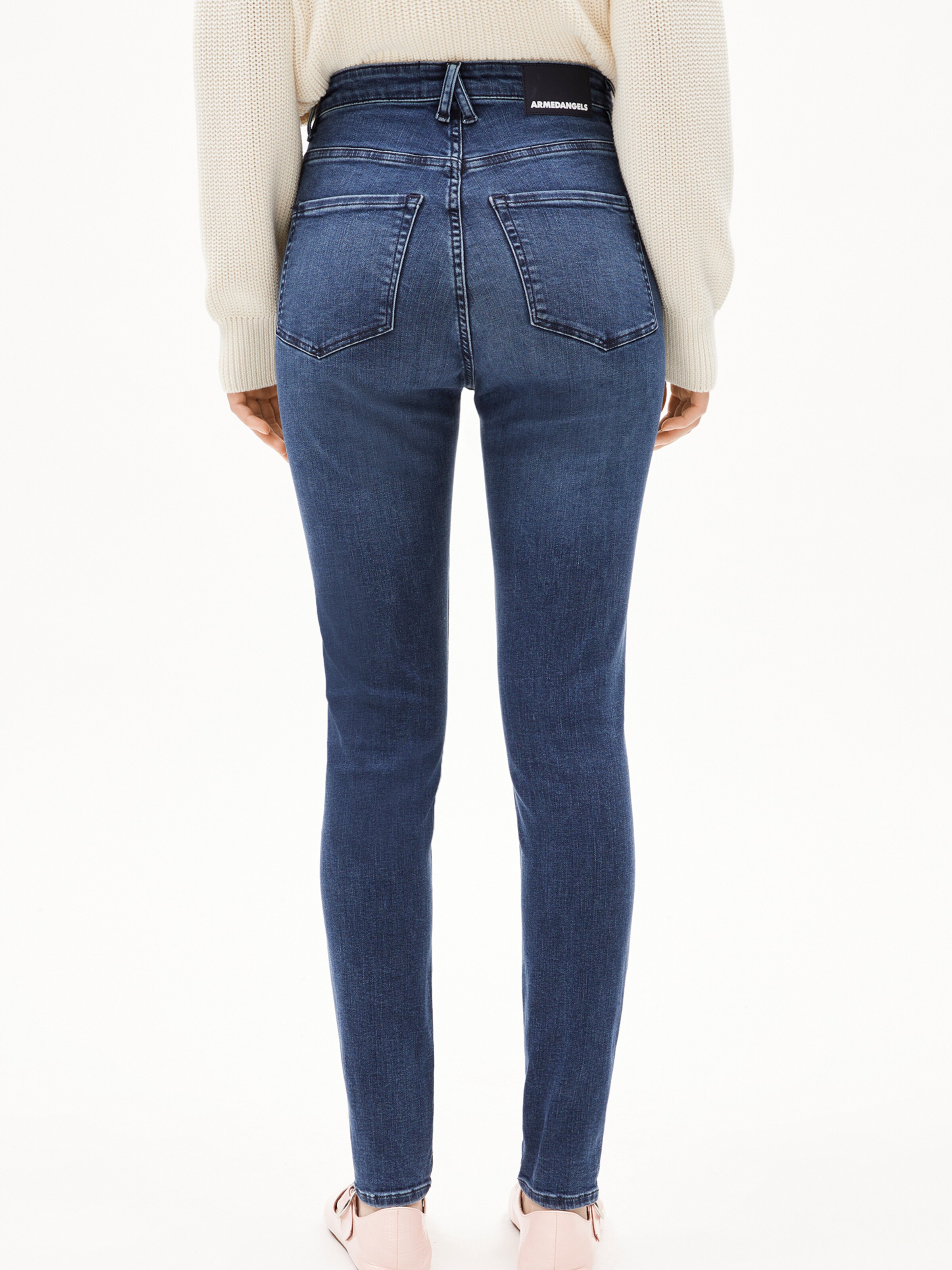 ARMEDANGELS Скинни Джинсы 'INGAA' в Синий: спереди