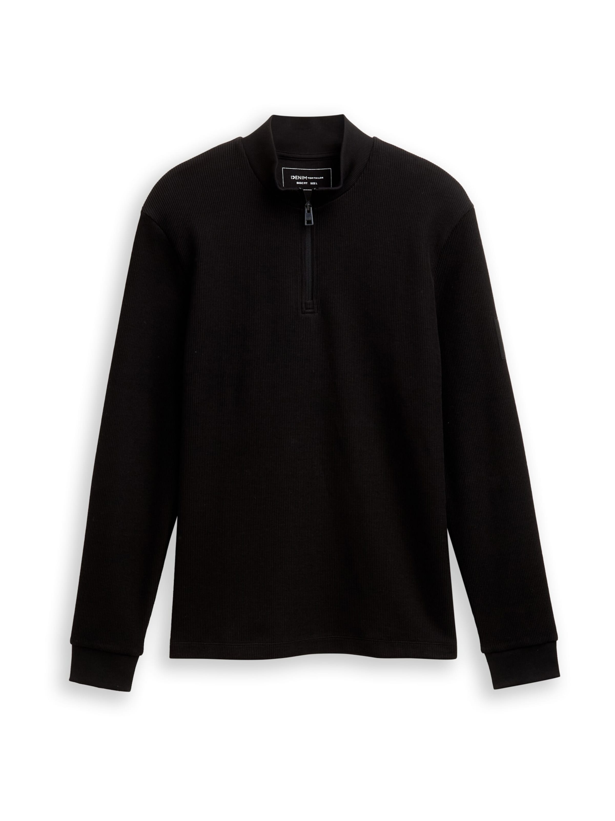 TOM TAILOR DENIM Paita värissä musta: etupuoli