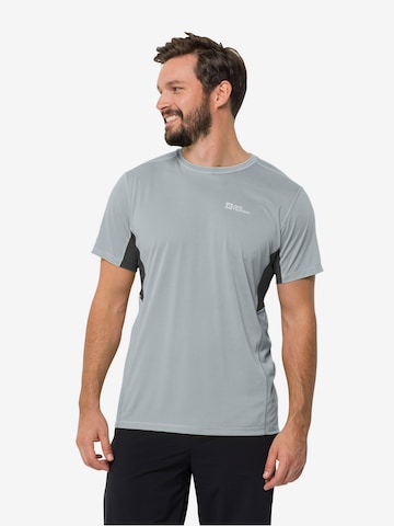 T-Shirt fonctionnel 'Prelight' JACK WOLFSKIN en gris : devant