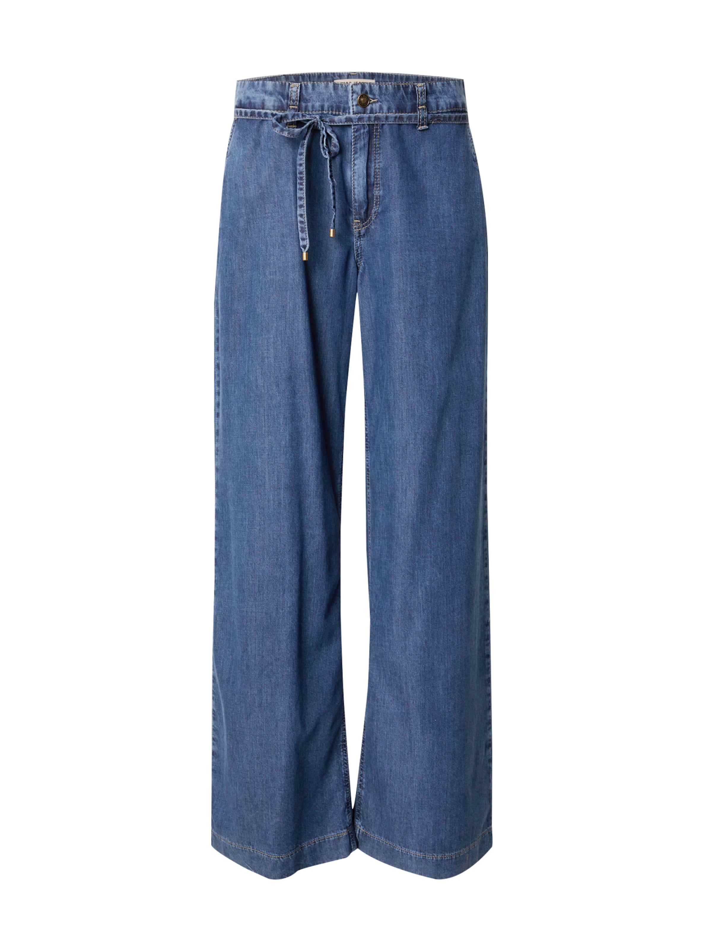 MAC Широкий Джинсы 'Wendy' в Синий: спереди