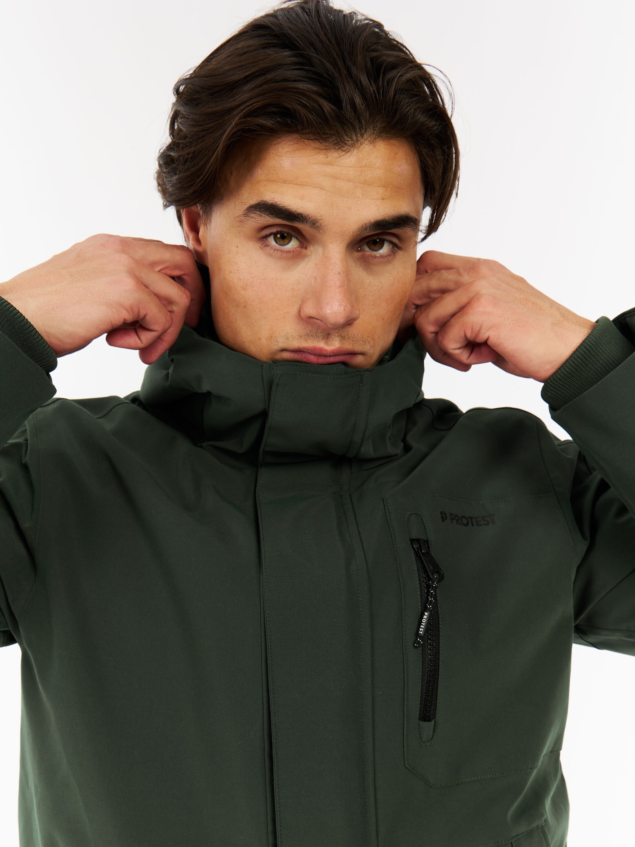 PROTEST Sportjacke 'PRTHEMLEY'‌‌‌‌‌‌‌‌‌‌ in Grün