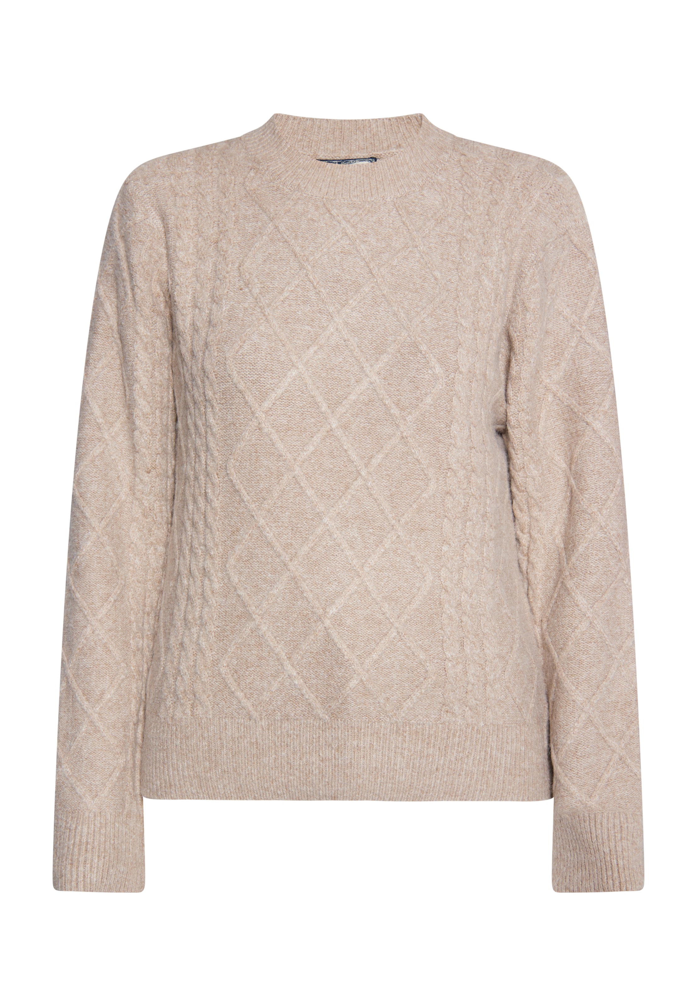 Pullover 'Imane' di DreiMaster Vintage in beige: frontale