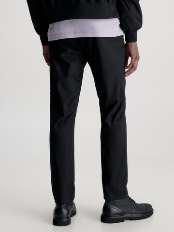 Calvin Klein Jeans Regular Chino Pants in Black