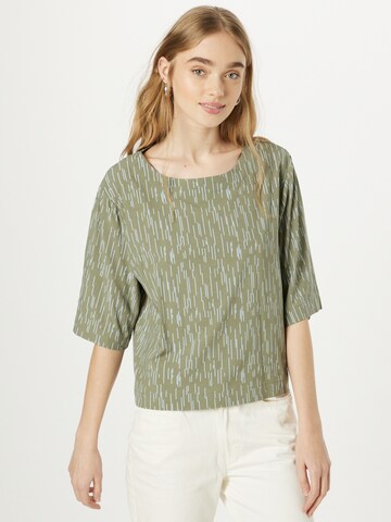 Soft Rebels Bluse 'Tabit' i grøn: forside