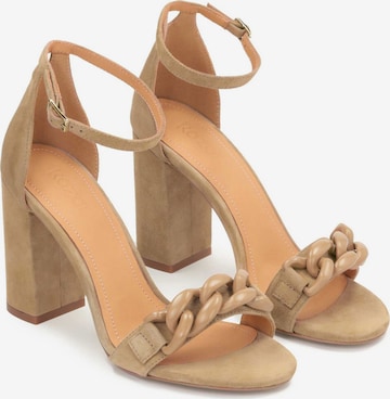 Kazar Sandalen met riem in Beige