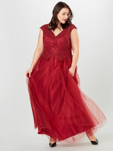 My Mascara Curves - Vestido de festa em vermelho: frente