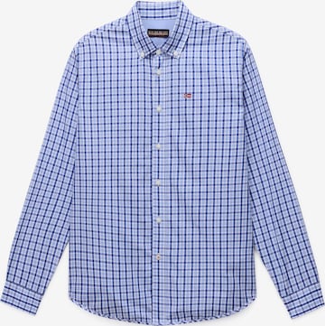 mėlyna NAPAPIJRI Marškinėliai 'G-TERRA LS': priekis