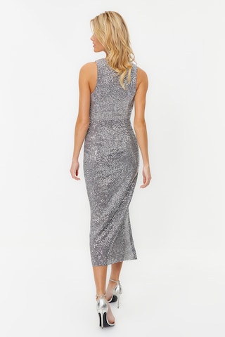 Trendyol Cocktail Dress in Grey
