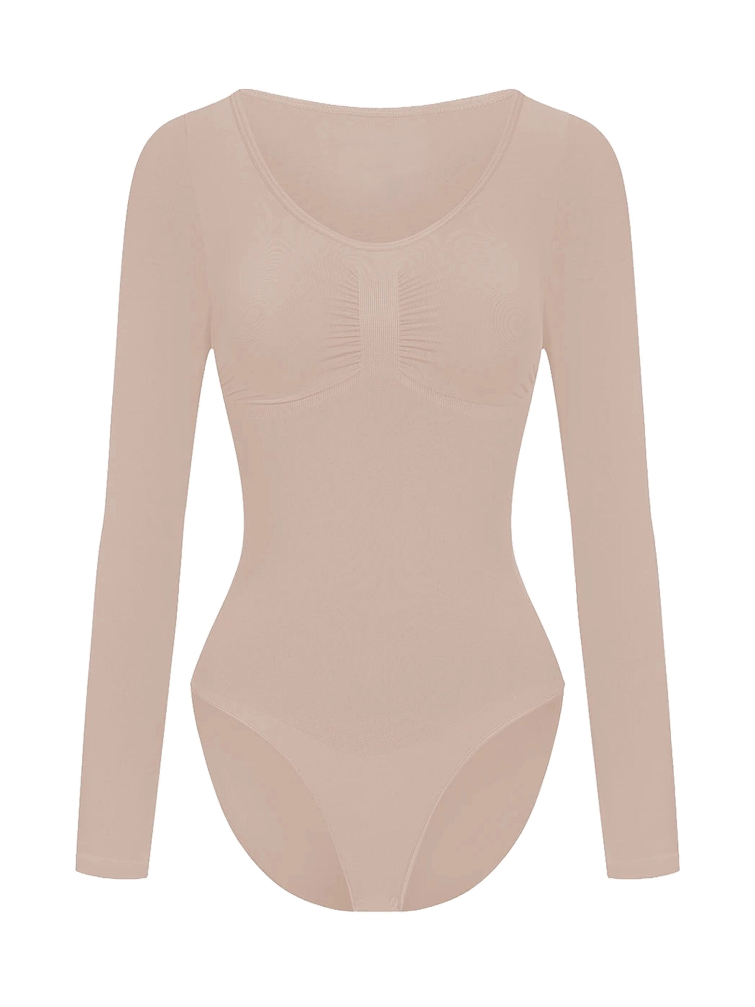 Body modelant 'Bodysuit Sculpting Shapewear Longsleeve mit Slip' cfab en beige : devant