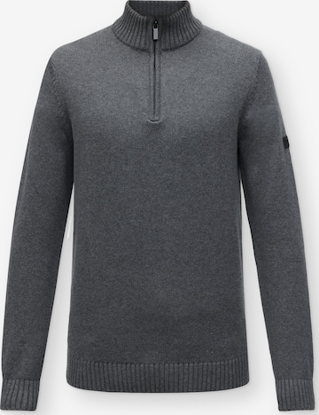 Pull-over 'Cunha' Bruun & Stengade en gris : devant